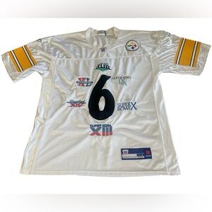 Reebok Men‎ Pittsburgh Steelers 6x Super Bowl Champs Jersey Sz 54